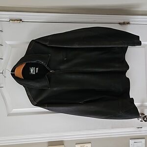 Roots leather jacket XL Brown